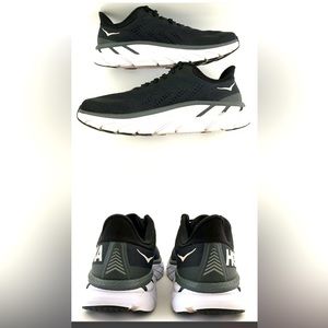 Hoka One One Clifton 7 White/Black Running Shoes Size 10